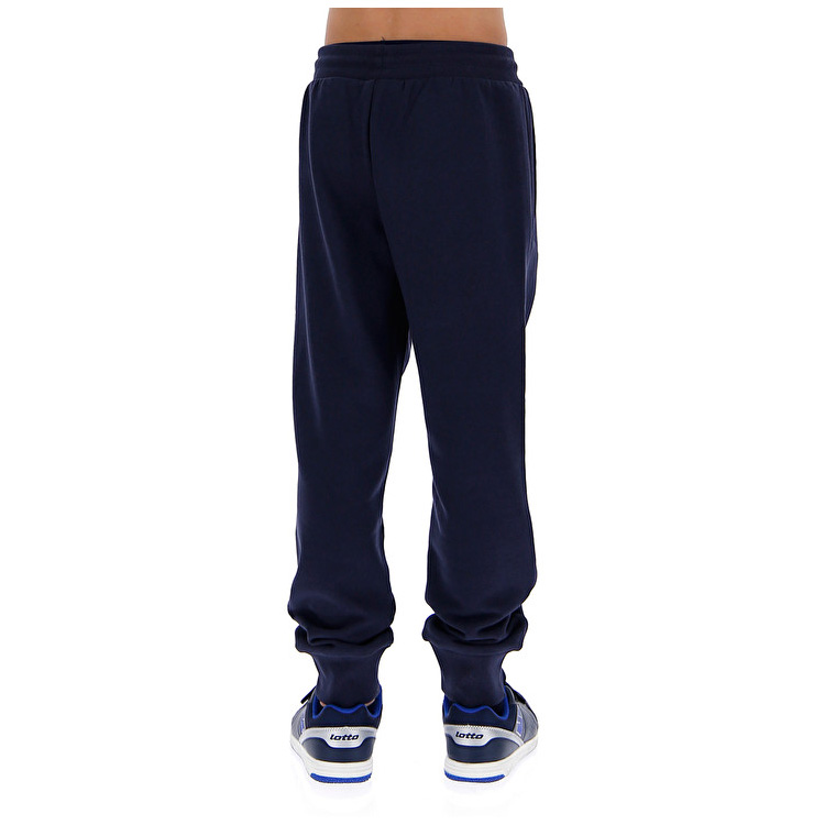 Navy / Orange Lotto Logo Pants Kids' Tracksuits | Lotto-74253