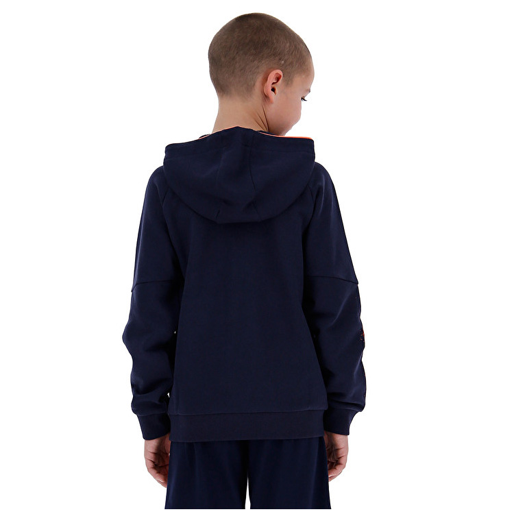 Navy / Orange Lotto Logo Sweat Kids' Tracksuits | Lotto-81361