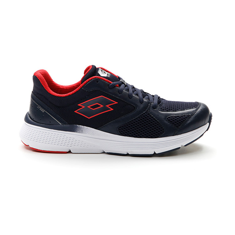 Navy / Red Lotto Speedride 600 Ix Men\'s Running Shoes | Lotto-74967