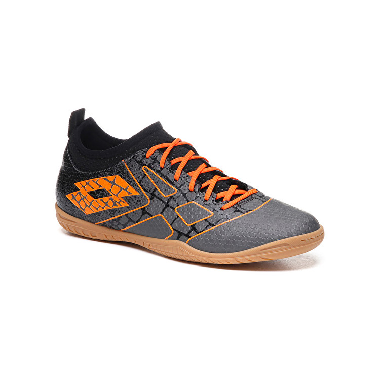 Orange / Black / Grey Lotto Maestro 700 Ii Id Men's Soccer Shoes | Lotto-42931