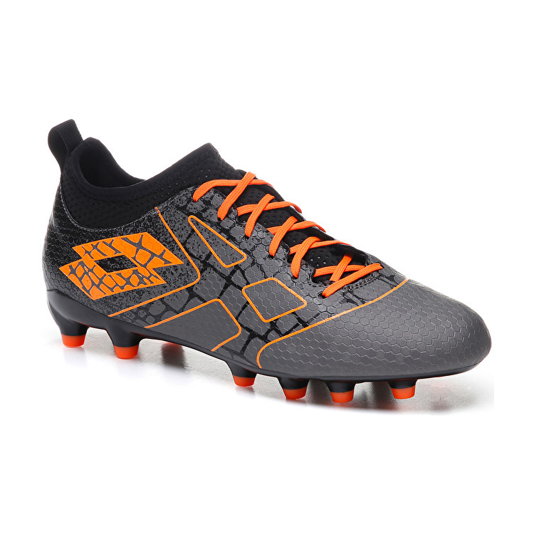 Orange / Black / Grey Lotto Maestro 700 Ii Fg Men's Soccer Shoes | Lotto-73363