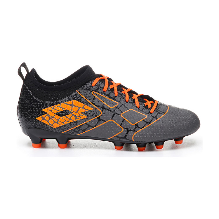 Orange / Black / Grey Lotto Maestro 700 Ii Fg Men\'s Soccer Shoes | Lotto-73363