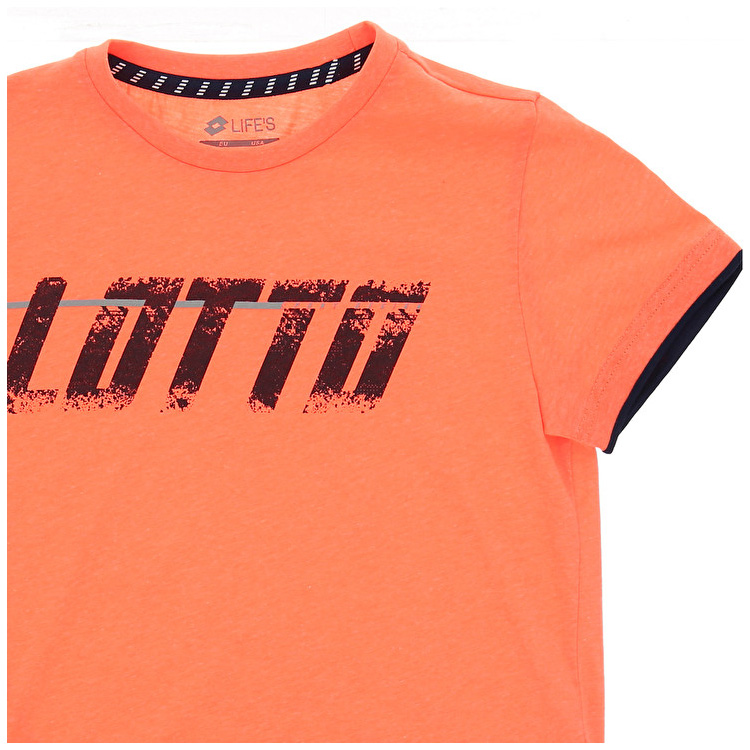 Orange Lotto Logo Kids' T Shirts | Lotto-38177