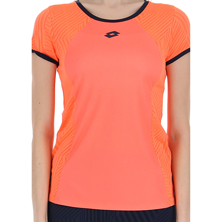 Orange Lotto Superrapida W V Women's T Shirts | Lotto-60550