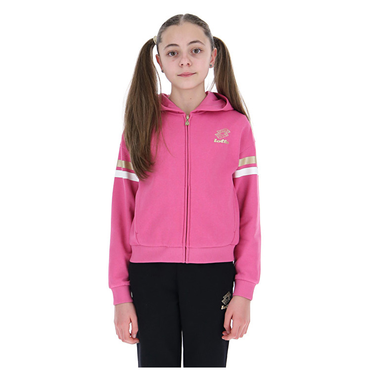 Pink / Black Lotto Smart G Iii Suit Fl Kids' Tracksuits | Lotto-59268