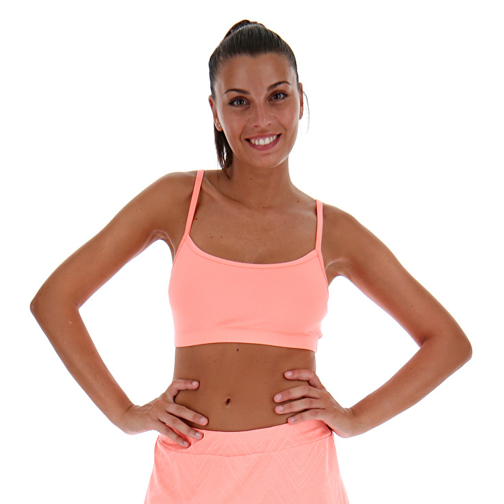 Pink Lotto Nixia Iv+bra W Women's Tanks | Lotto-21755