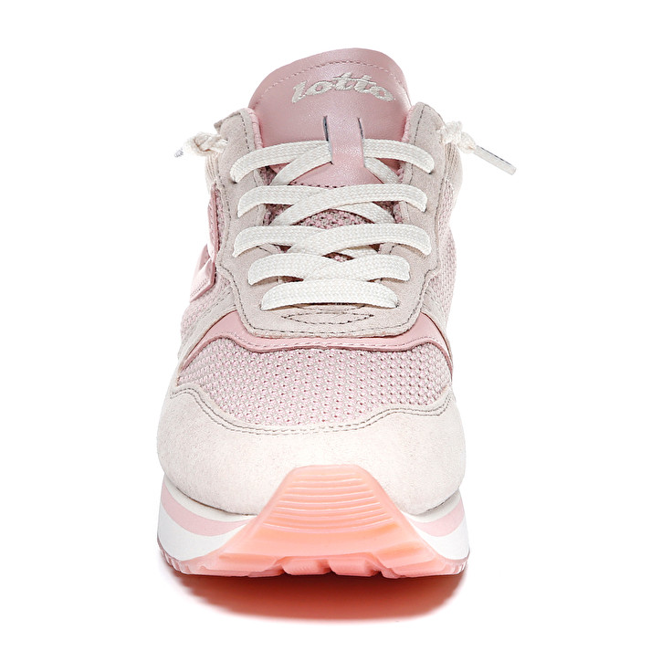 Pink Lotto Slice Knit W Women's Sneakers | Lotto-43796