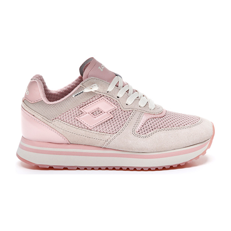 Pink Lotto Slice Knit W Women\'s Sneakers | Lotto-43796