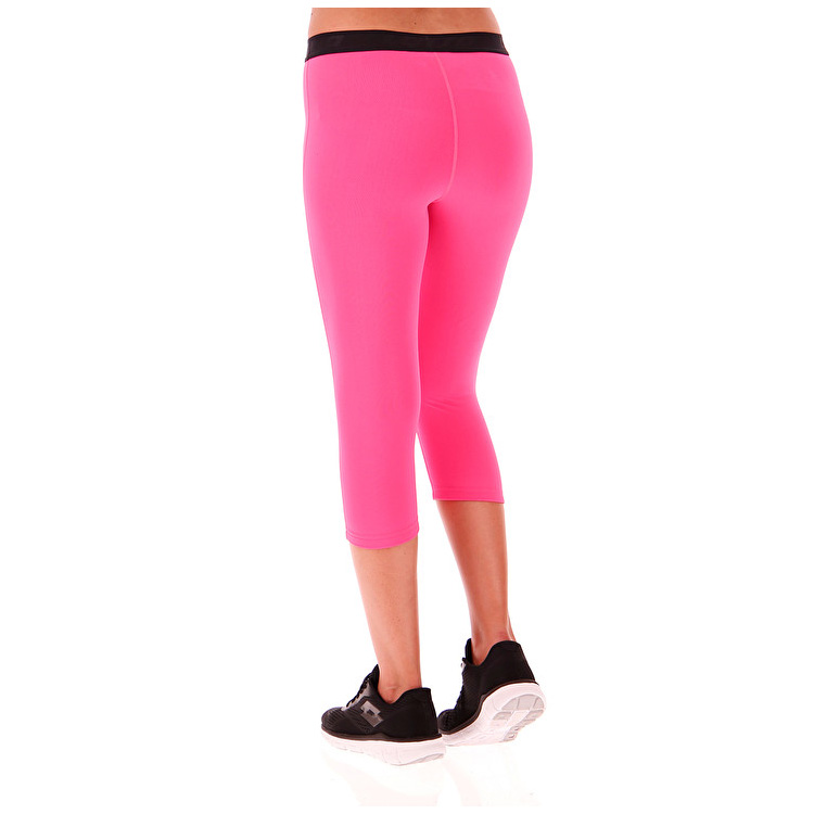 Pink Lotto Smart Mid W Women's Leggings | Lotto-87228