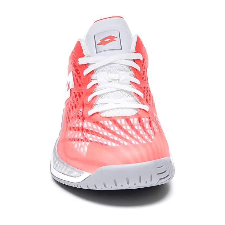 Pink / White / Silver Lotto Mirage 100 Spd W Women's Tennis Shoes | Lotto-94006