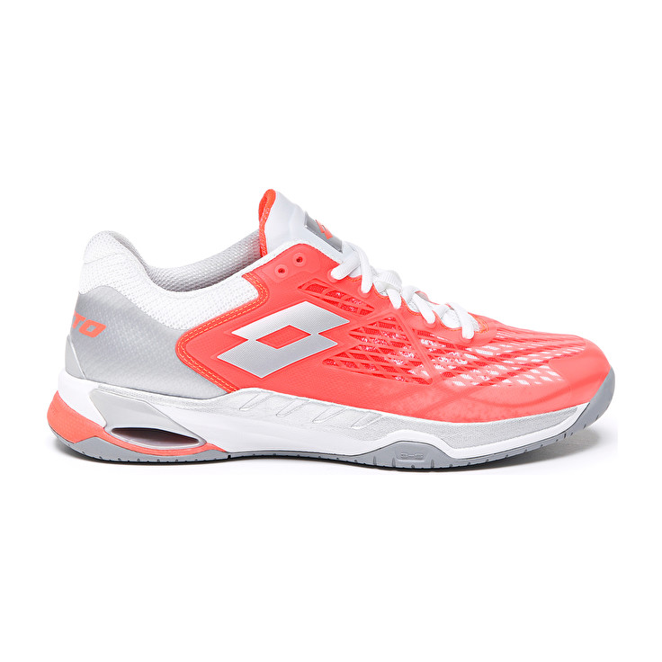 Pink / White / Silver Lotto Mirage 100 Spd W Women\'s Tennis Shoes | Lotto-94006