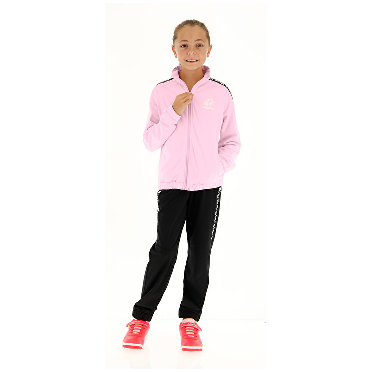 Pink / Yellow Lotto Dreams G Suit Kids\' Tracksuits | Lotto-49454