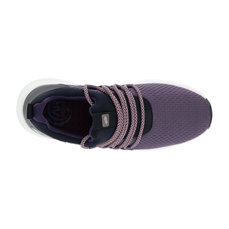 Purple / Black Lotto Breeze Rise W Women's Lifestyle Shoes | Lotto-10598