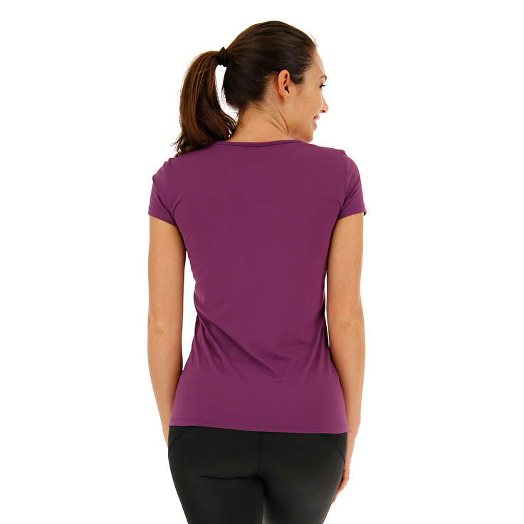 Purple Lotto Vabene W Women's T Shirts | Lotto-31280