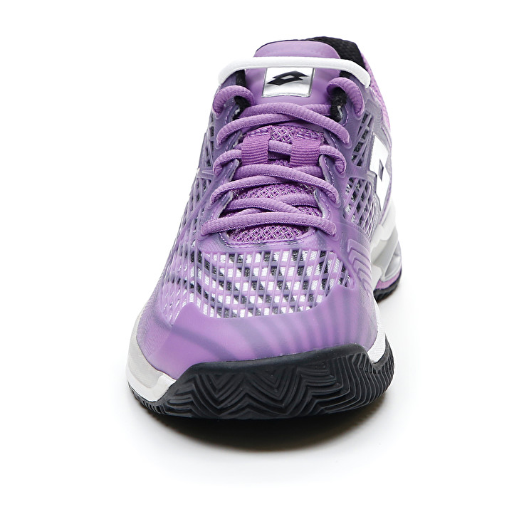 Purple / Silver Lotto Mirage 100 Cly W Women's Tennis Shoes | Lotto-52418