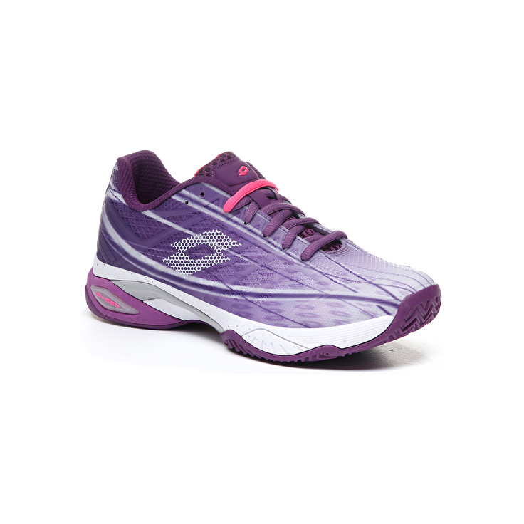 Purple / White Lotto Mirage 300 Cly W Women's Tennis Shoes | Lotto-24705