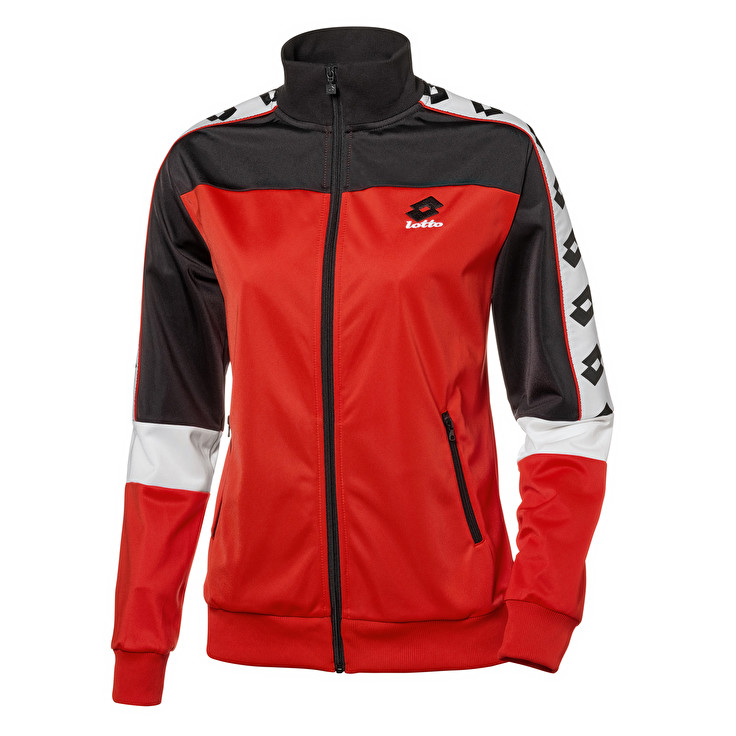 Red / Black Lotto Athletica Prime W Sweat Women\'s Tracksuits | Lotto-71902