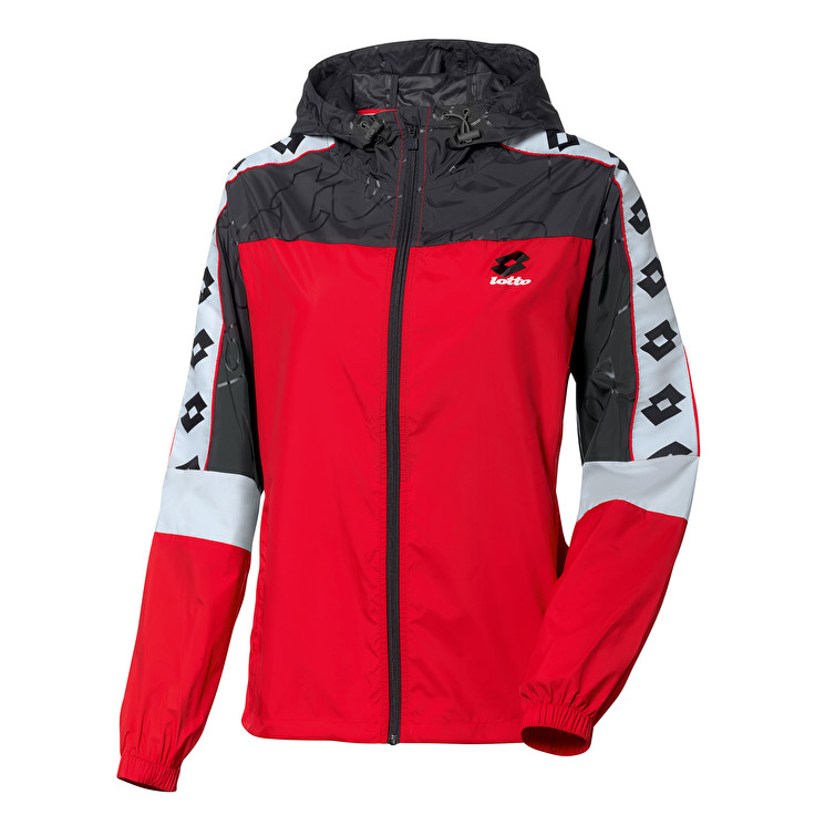 Red / Black Lotto Athletica Prime W Women\'s Jackets | Lotto-54640