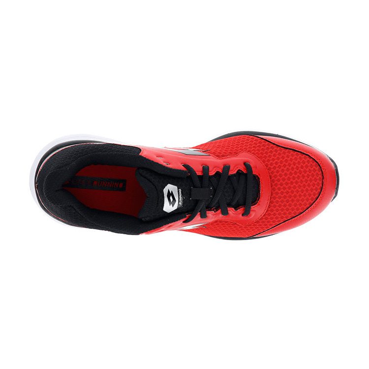 Red / Black Lotto Speedride 400 Iii Men's Running Shoes | Lotto-12834