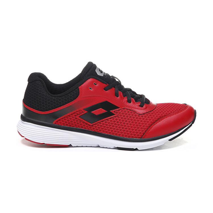 Red / Black Lotto Speedride 400 Iii Men\'s Running Shoes | Lotto-12834