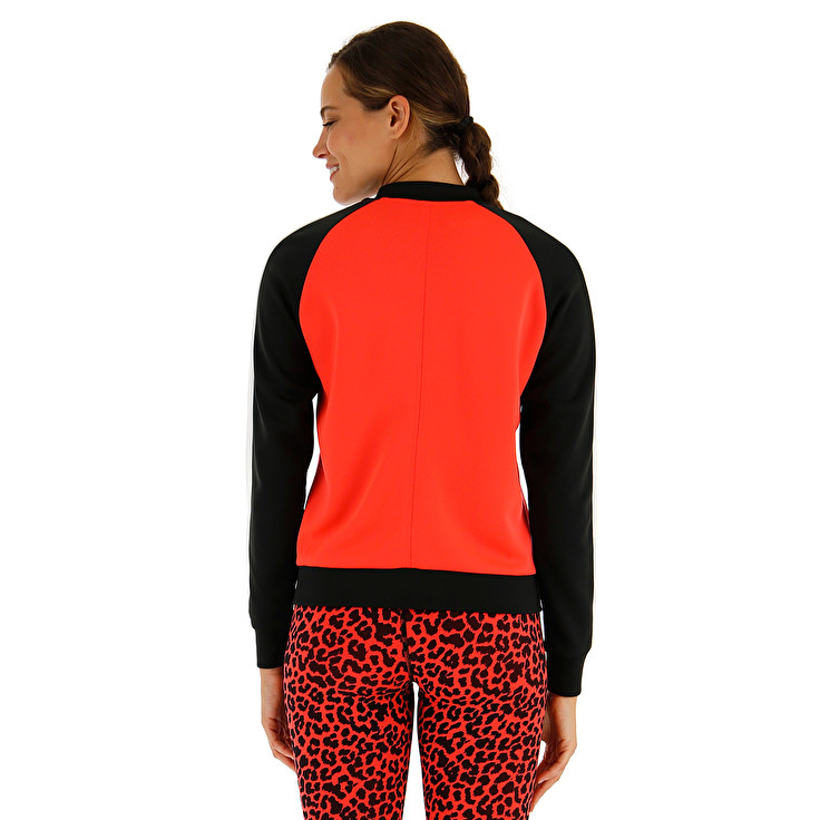 Red / Black Lotto Vabene W Ii Pl Women's Sweatshirt | Lotto-81974