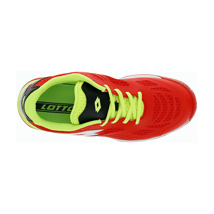 Red / Green Lotto Superrapida 200 Jr L Kids' Padel Shoes | Lotto-55140