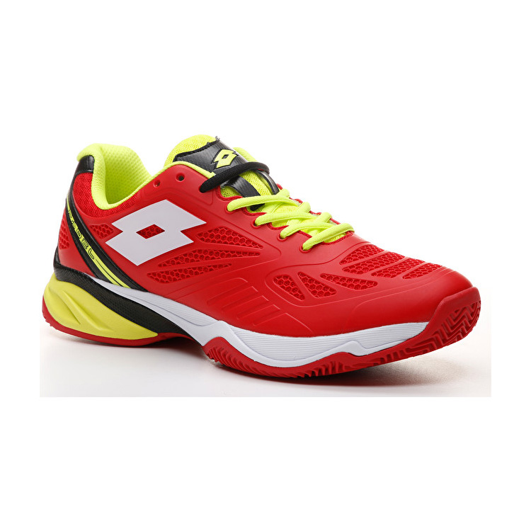 Red / Green Lotto Superrapida 200 Men's Padel Shoes | Lotto-74973