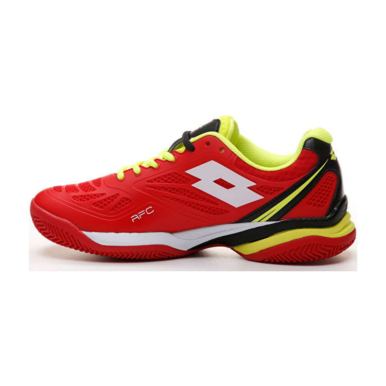 Red / Green Lotto Superrapida 200 Men's Padel Shoes | Lotto-74973