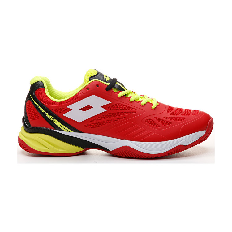 Red / Green Lotto Superrapida 200 Men\'s Padel Shoes | Lotto-74973