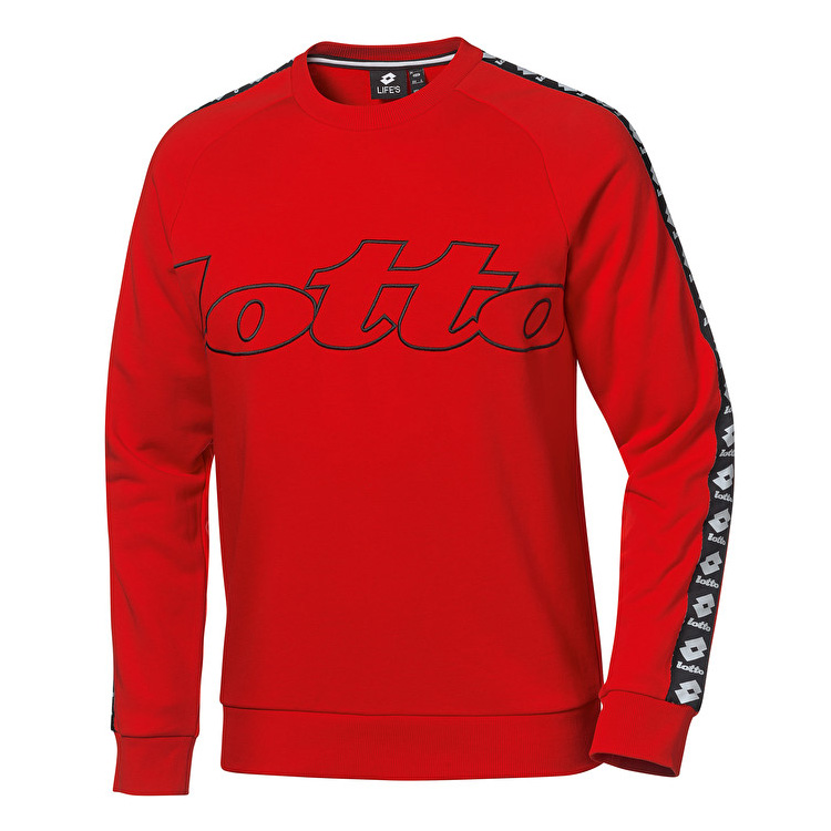 Red Lotto Athletica Classic Sweat Men\'s Sweatshirt | Lotto-71336