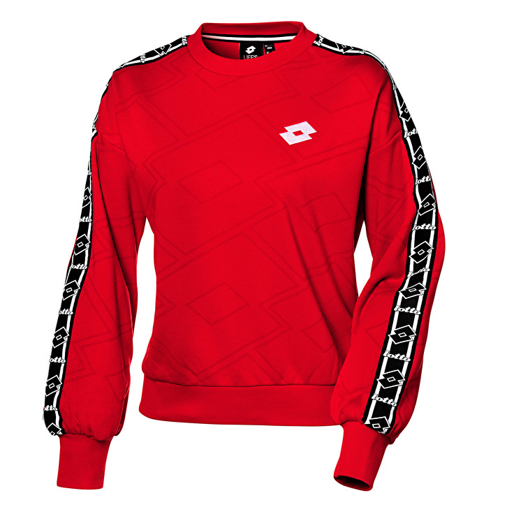 Red Lotto Athletica Classic W Ii Sweat Rn Ft Women\'s Tracksuits | Lotto-13845