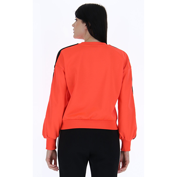 Red Lotto Athletica Classic W Iii Sweat Rn Ft Women's Tracksuits | Lotto-91285