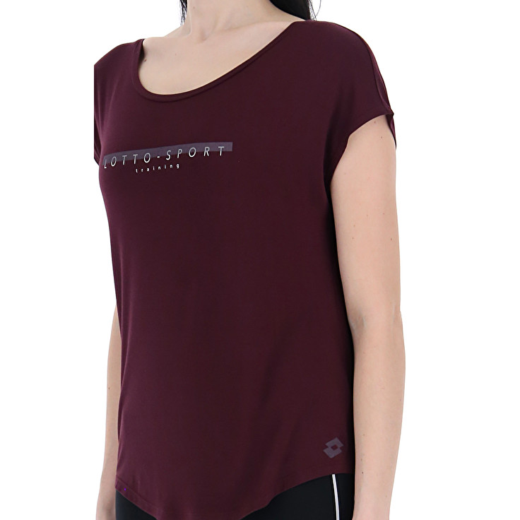 Red Lotto Dinamico W V Vi Women's T Shirts | Lotto-73473