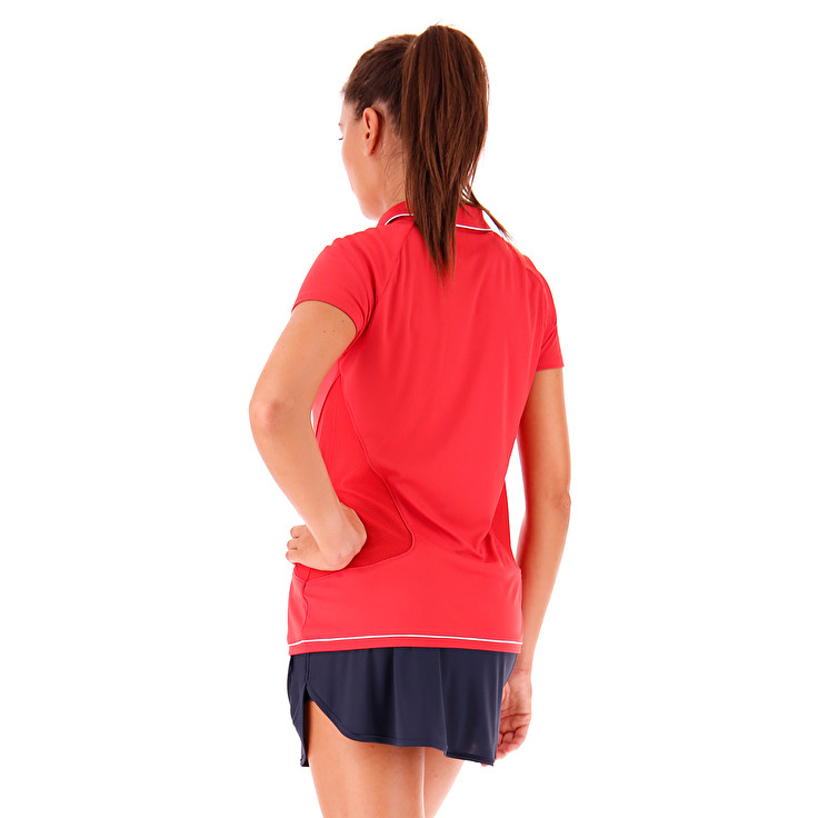 Red Lotto Shela Iv W Women's Polo Shirts | Lotto-50245