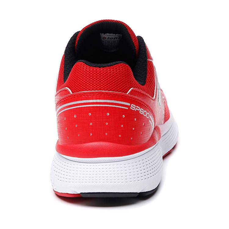 Red / White / Black Lotto Speedride 600 Viii Men's Running Shoes | Lotto-15037