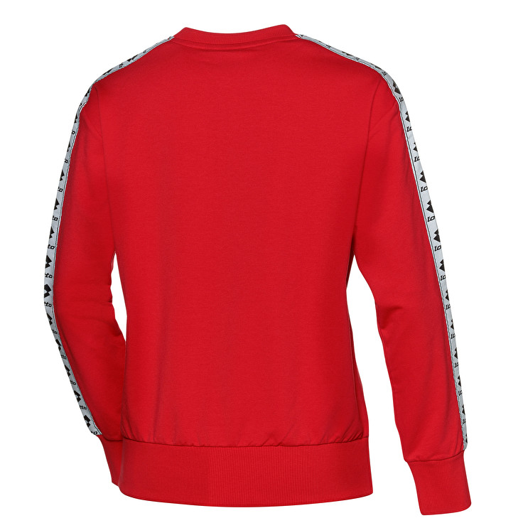 Red / White Lotto Athletica Sweat Rn W Women's Tracksuits | Lotto-46688