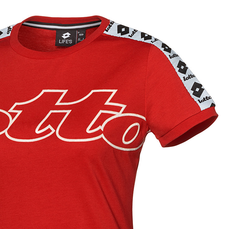 Red / White Lotto Athletica W Iii Women's T Shirts | Lotto-87895