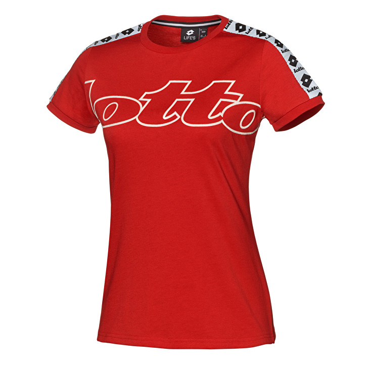 Red / White Lotto Athletica W Iii Women\'s T Shirts | Lotto-87895