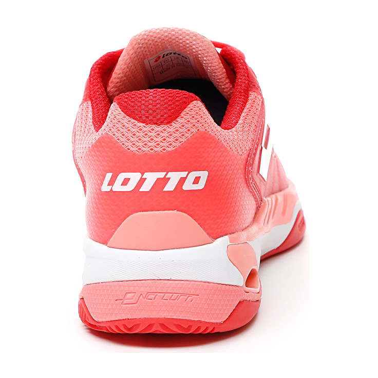 Red / White / Rose Lotto Mirage 100 Cly W Women's Tennis Shoes | Lotto-16600