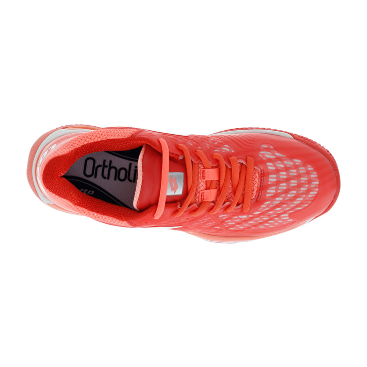 Red / White / Rose Lotto Mirage 100 Cly W Women's Tennis Shoes | Lotto-16600