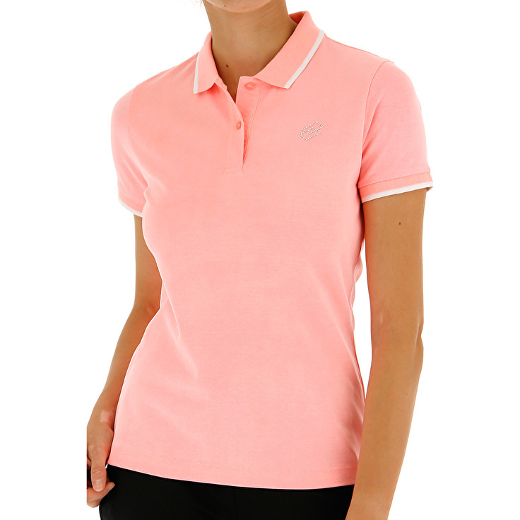 Rose Lotto Classica W Stc Pq Women's Polo Shirts | Lotto-19830