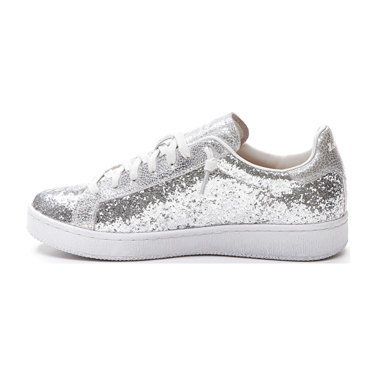 Silver Lotto Autograph Glitter W Women's Sneakers | Lotto-18594