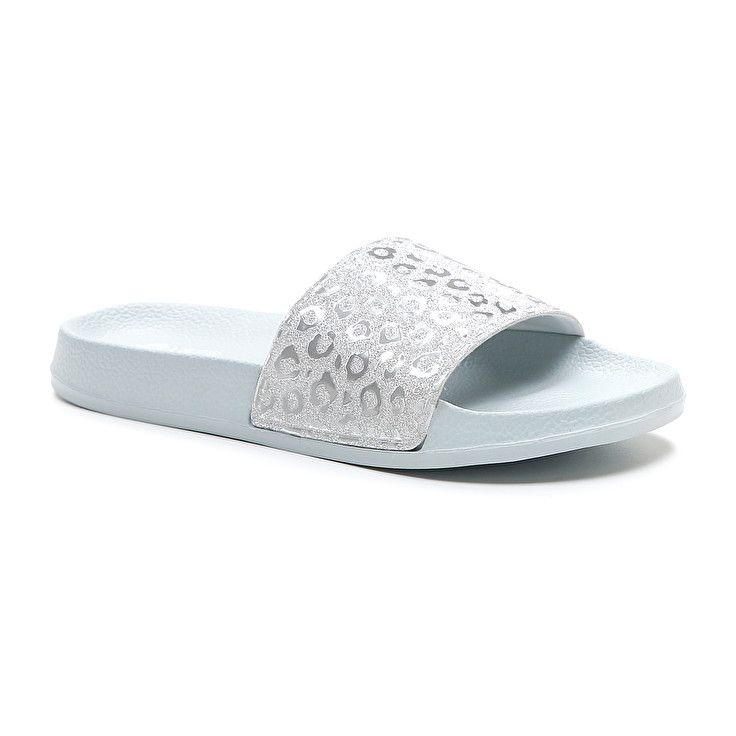 Silver Lotto Gaya Leopard Slide W Women's Slippers | Lotto-13419