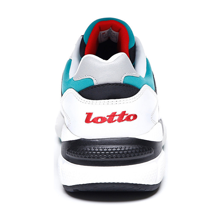 White / Black / Blue Lotto Sirius Men's Sneakers | Lotto-13290