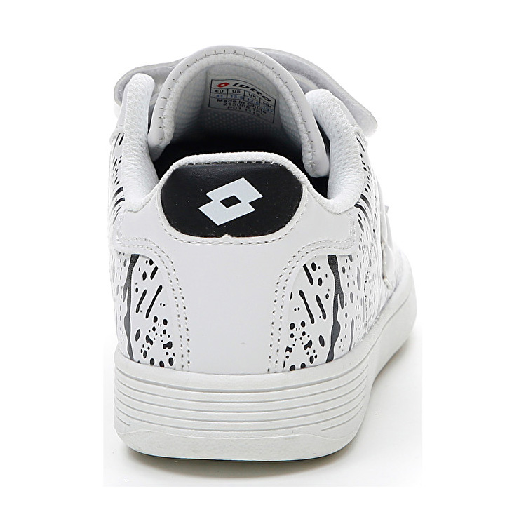 White / Black Lotto 1973 Evo Amf Iii Prt Cl Sl Kids' Sneakers | Lotto-30983