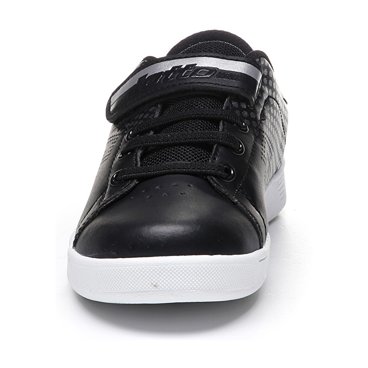 White / Black Lotto 1973 Vi Prt Cl Sl Kids' Sneakers | Lotto-21889