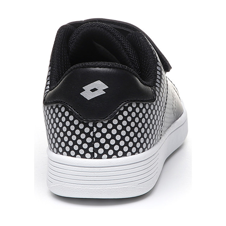 White / Black Lotto 1973 Vi Prt Cl Sl Kids' Sneakers | Lotto-21889