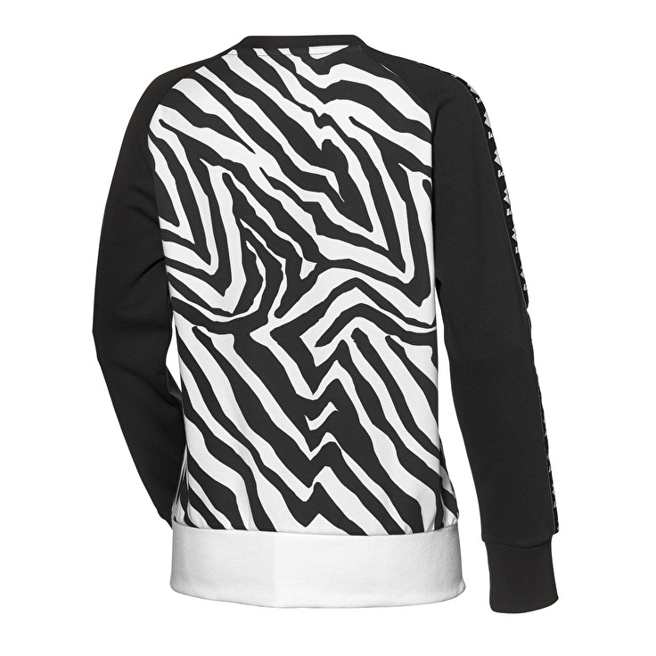 White / Black Lotto Athletica W Iii Sweat Women's Sweatshirt | Lotto-72635