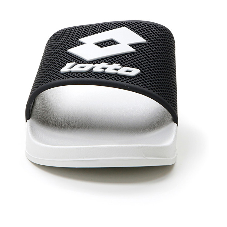 White / Black Lotto Moku Slide Men's Slippers | Lotto-51640