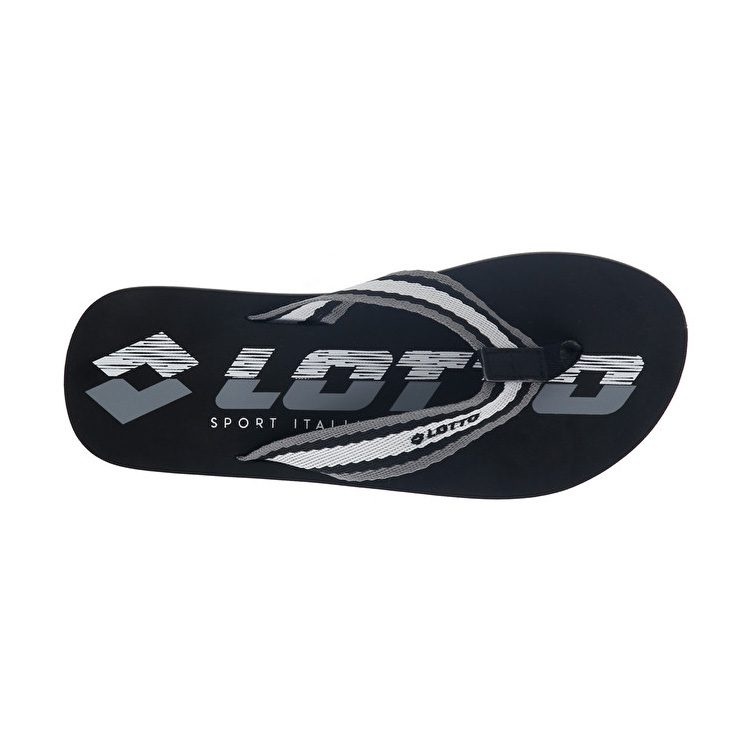 White / Black Lotto Nevis Flip Men's Flip Flops | Lotto-51775